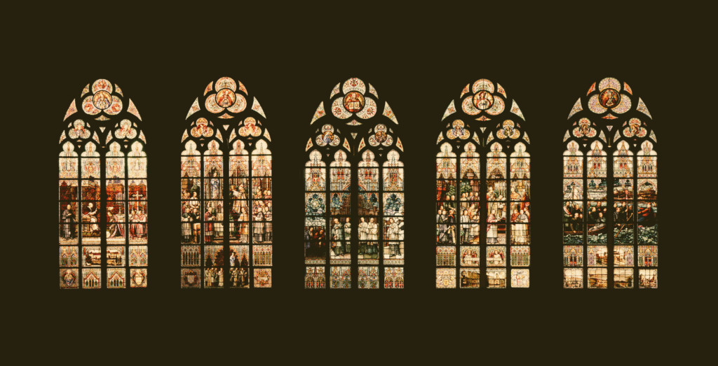 stained glass windows